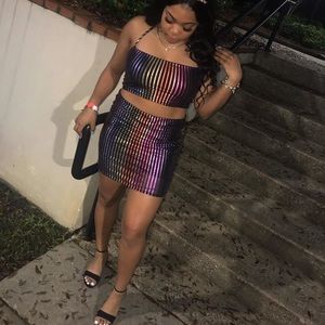 2 piece Matching Skirt Set